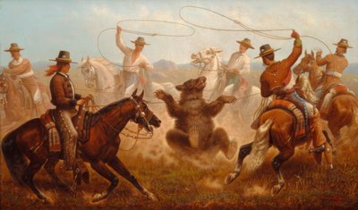J.Walker, Vaqueros atrapando un oso con lazos de James Walker
